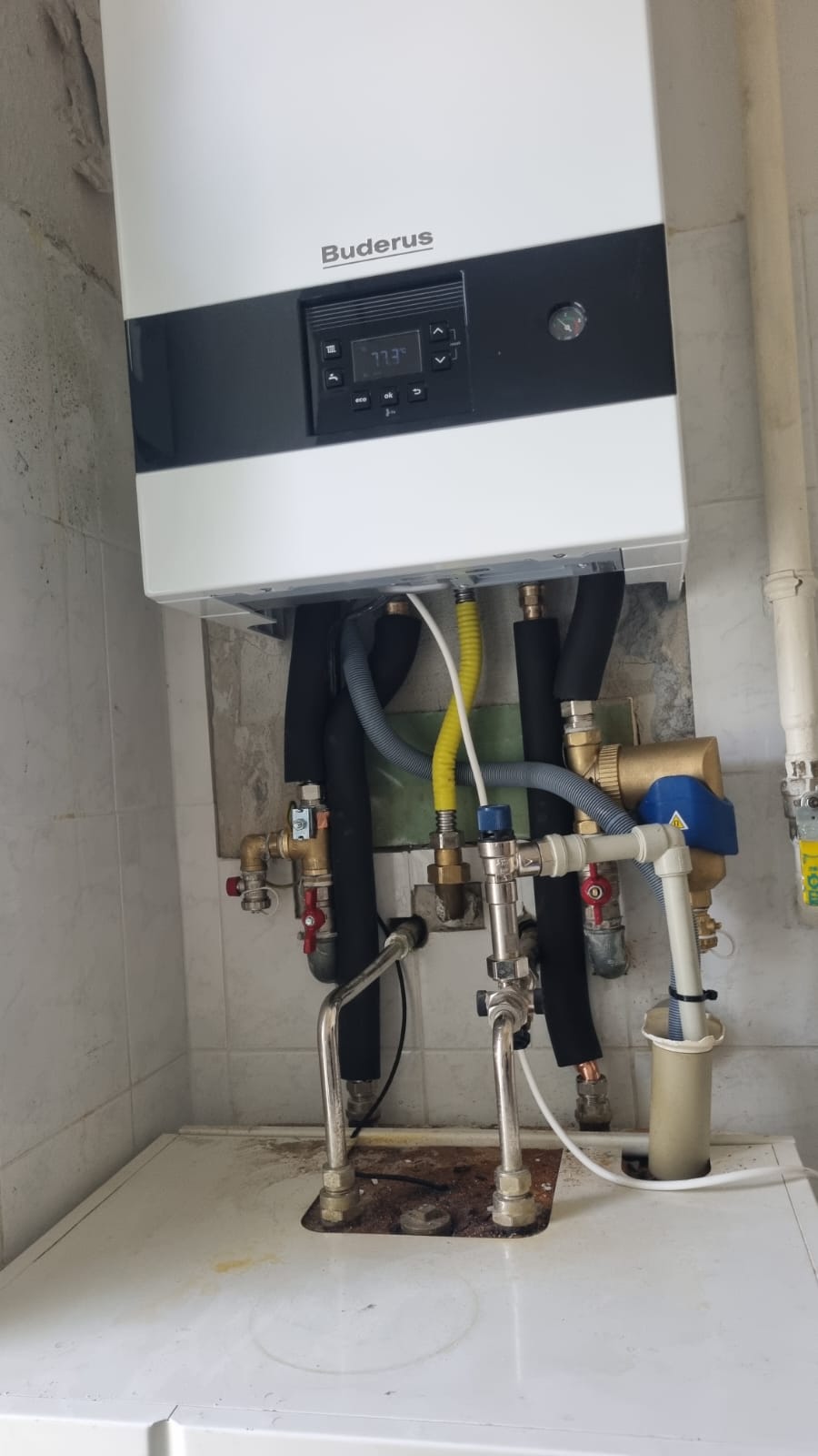 Montáž kotla Buderus - profesionálna kotolňa